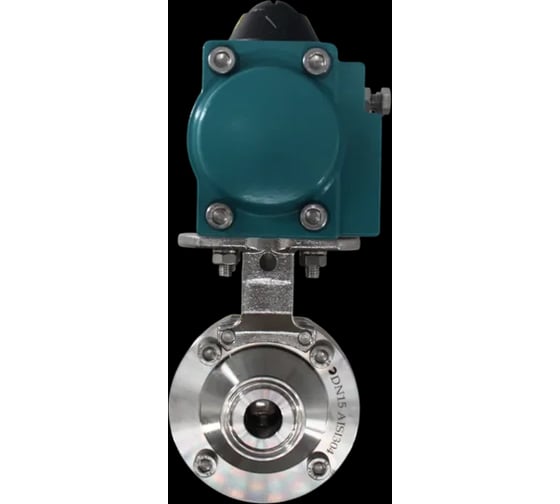 Затвор дисковый NEWKEY Clamp нержавеющий, AISI304 DN65 (2_1/2), с односторонним пневмоприводом AT75S NK-DZCLP65/4*AT75S