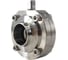 Затвор дисковый NEWKEY приварной нержавеющий, AISI304 DN32 (1_1/4) PN8 EPDM, с пищевым односторонним пневмоприводом SA50 NK-DZwEPDM32/4*SA50 2