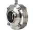 Затвор дисковый NEWKEY приварной нержавеющий, AISI304 DN40 (1_1/2), с двухсторонним пневмоприводом AT52D NK-DZw40/4*AT52D 3