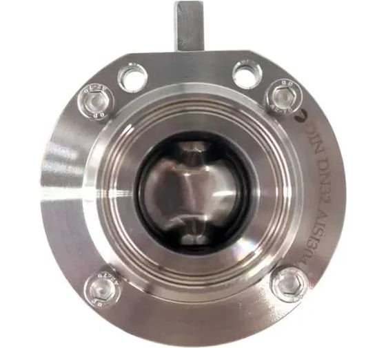 Затвор дисковый NEWKEY Clamp нержавеющий, AISI304 DN80 (3) PN8 EPDM, с пищевым односторонним пневмоприводом SA100 NK-DZCLPEPDM80/4*SA100
