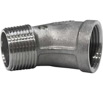 Отвод резьбовой NEWKEY нр/вр 45 нержавеющий, AISI304 DN20 (3/4), (CF8), PN16 набор 2 шт NAB2-NK-FEDM45_20/4