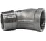 Отвод резьбовой NEWKEY нр/вр 45 нержавеющий, AISI304 DN20 (3/4), (CF8), PN16 набор 2 шт NAB2-NK-FEDM45_20/4 1