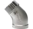 Отвод резьбовой NEWKEY нр/вр 45 нержавеющий, AISI304 DN32 (1_1/4), (CF8), PN16 NK-FEDM45_32/4 1