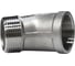 Отвод резьбовой NEWKEY нр/вр 45 нержавеющий, AISI304 DN32 (1_1/4), (CF8), PN16 NK-FEDM45_32/4 2