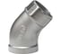 Отвод резьбовой NEWKEY нр/вр 45 нержавеющий, AISI304 DN32 (1_1/4), (CF8), PN16 NK-FEDM45_32/4 3