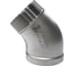 Отвод резьбовой NEWKEY нр/вр 45 нержавеющий, AISI304 DN50 (2), (CF8), PN16 NK-FEDM45_50/4 1