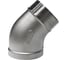 Отвод резьбовой NEWKEY нр/вр 45 нержавеющий, AISI304 DN50 (2), (CF8), PN16 NK-FEDM45_50/4 2