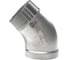 Отвод резьбовой NEWKEY нр/вр 45 нержавеющий, AISI304 DN40 (1_1/2), (CF8), PN16 NK-FEDM45_40/4 1