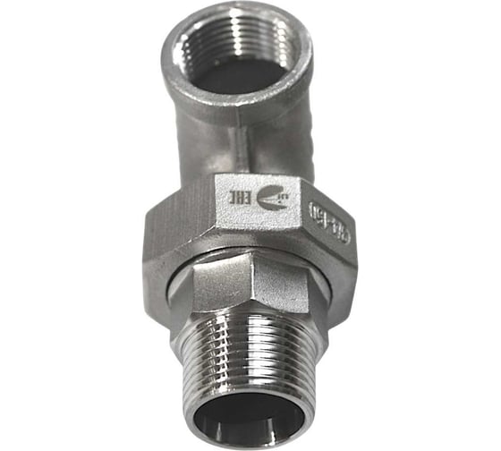 Американка угловая NEWKEY нр/вр нержавеющая, AISI304 DN20 (3/4), (CF8), PTFE, PN16 NK-ADMY20/4 1