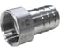 Штуцер елочка нержавеющий ВР, AISI304 DN40 x 40mm (1_1/2 x 40mm), (CF8), PN16 NEWKEY NK-FMN40x40/4 1