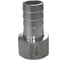 Штуцер елочка нержавеющий ВР, AISI304 DN25 x 25mm (1 x 25mm), (CF8), PN16 NEWKEY NK-FMN25x25/4 2