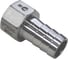 Штуцер елочка нержавеющий ВР, AISI304 DN25 x 25mm (1 x 25mm), (CF8), PN16 NEWKEY NK-FMN25x25/4 3