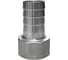 Штуцер елочка нержавеющий ВР, AISI304 DN32 x 32mm (1_1/4 x 32mm), (CF8), PN16 NEWKEY NK-FMN32x32/4 4