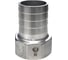 Штуцер елочка нержавеющий ВР, AISI304 DN50 x 50mm (2 x 50mm), (CF8), PN16 NEWKEY NK-FMN50x50/4 2