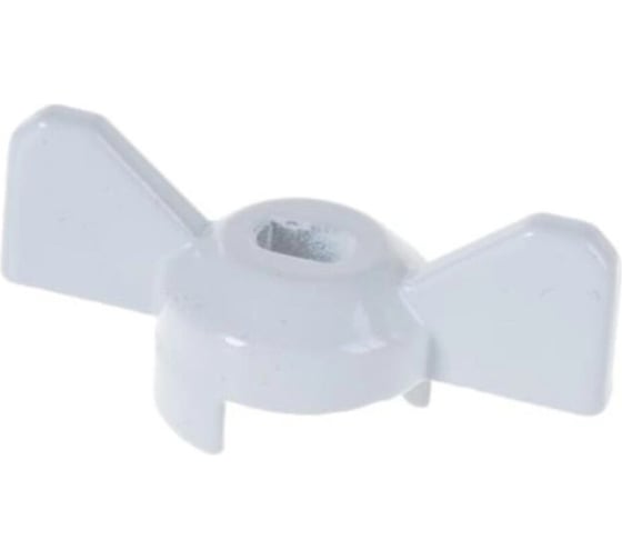 Ручка-бабочка для крана СаМат Плюс усиленная 1/2"-3/4" белая (2 шт) SanT-2258