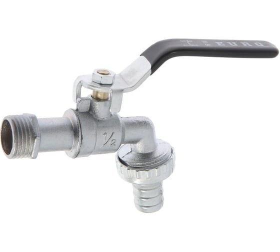 Водоразборный кран Zein Engr со штуцером 1/2" 7373614