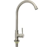 Моносмеситель Zein нержавеющая сталь, поворотный излив, сатин Z03 5369582