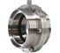 Затвор дисковый NEWKEY резьбовой нержавеющий, AISI304 DN100 (4), с двухсторонним пневмоприводом AT63D NK-DZm100/4*AT63D 3