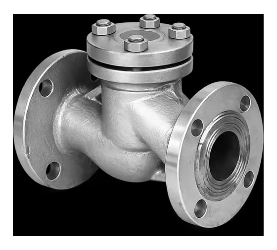 Обратный клапан фланцевый подъемный NEWKEY AISI304 DN25 (1) (CF8) PN40 NK-CSFh25/4
