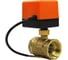 Кран DN.ru латунный RP.BRASS.120.MM.032 Ду32 Ру16 муфтовый электропривод 24В DC D160-00123 2