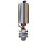 Затвор дисковый нержавеющий NEWKEY Clamp AISI304 DN15 (1/2) PN8 EPDM, с пищевым односторонним пневмоприводом SA50 NK-DZCLPEPDM15/4*SA50 1