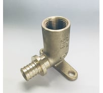 Водорозетка аксиальная удлиненная ViEiR VRKP1622ZLF 16x1/2F с креплением для труб из сшитого полиэтилена