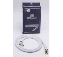 Шланг для биде ViEiR Ganzer 100 см, металлический, белый GZ60100-F