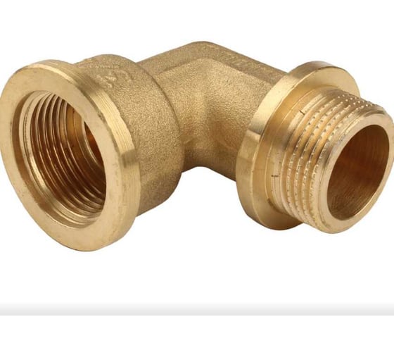 Уголок латунный Comisa 3/4", внутренняя-наружная резьба, с ограничителем RF0267007000 7706025