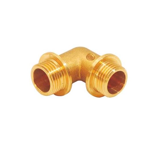 Уголок латунный Comisa 3/4", наружная резьба, с ограничителем RF0266007000 7707025