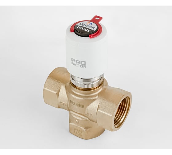 Трёхходовой смесительный PROFACTOR клапан 1" PF RVM 396