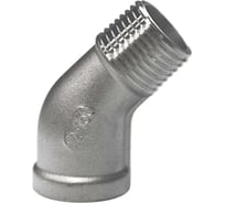 Отвод резьбовой NEWKEY нр/вр 45 нержавеющий, AISI304 DN15 (1/2), (CF8), PN16 набор 2 шт NAB2-NK-FEDM45_15/4