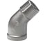 Отвод резьбовой NEWKEY нр/вр 45 нержавеющий, AISI304 DN15 (1/2), (CF8), PN16 набор 2 шт NAB2-NK-FEDM45_15/4 1