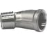 Отвод резьбовой NEWKEY нр/вр 45 нержавеющий, AISI304 DN15 (1/2), (CF8), PN16 набор 2 шт NAB2-NK-FEDM45_15/4 3