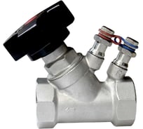 Клапан балансировочный ручной муфтовый нержавеющий NEWKEY AISI304 DN32 (1 1/4), (CF8), PN16 NK-BMb32/4