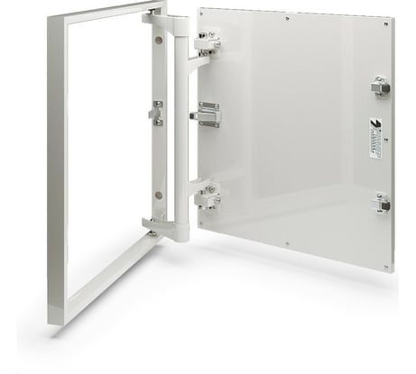 Ревизионный люк под плитку Хаммер Стил 60х60 (ШхВ), стальной, скрытый, петли на стороне 60 st66