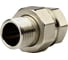 Соединение разъемное прямое ДМЗ американка, DN15, 1/2", внутренняя/наружная резьба, латунь, 2 шт. ДМЗ.012.15.2 1