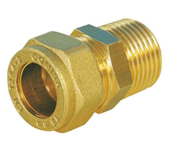 Соединитель прямой Comisa 15 мм x 3/4", наружная резьба 8202311