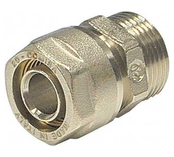 Соединитель прямой Comisa 20x2 мм x 1/2", наружная резьба RM057100520N 8803535