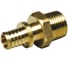 Соединитель прямой прессовой BYR PEX 3/4" x 20x2.8 мм, наружная резьба, 25 шт. 5013-25 1