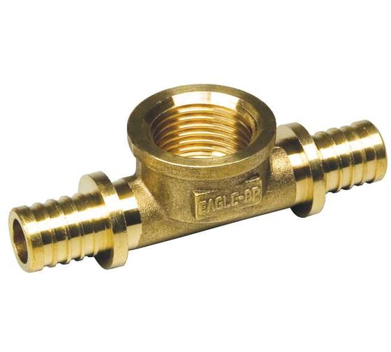 Тройник BYR PEX ПРЕСС В.Р. 32 (4.4) x 1 x 32 (4.4) (50 шт) 5817-50
