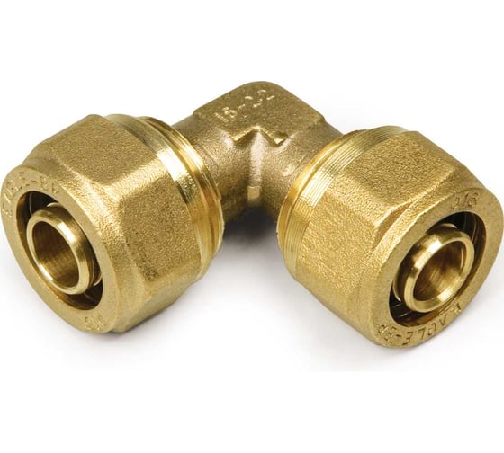 Угольник компрессионный равнопроходный BYR PEX  16 (2.2) (200 шт) 1610-200