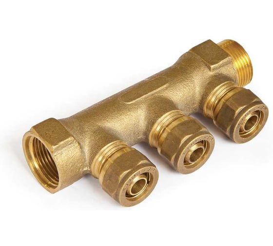Коллектор компрессионный BYR PEX 1-T4-16 (1.8), 20 шт 2304В-20