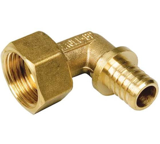 Угольник пресс с накидной гайкой BYR PEX 3/4x20 (2.8), 200 шт 6413-200