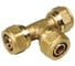 Тройник компрессионный BYR PEX редукционный 25 (3.5) x 20 (2.8) x 16 (2.2) (70 шт) 1327В-70 1