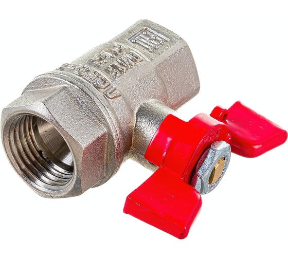 Шаровой кран VALFEX PREMIUM для воды, 1/2" ВР/ВР, бабочка VF.217.NB1.012.PREMIUM