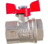 Шаровой кран VALFEX PREMIUM для воды, 3/4" ВР/ВР, бабочка VF.217.NB1.034.PREMIUM