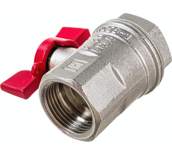 Шаровой кран VALFEX PREMIUM для воды, 3/4" ВР/ВР, бабочка VF.217.NB1.034.PREMIUM