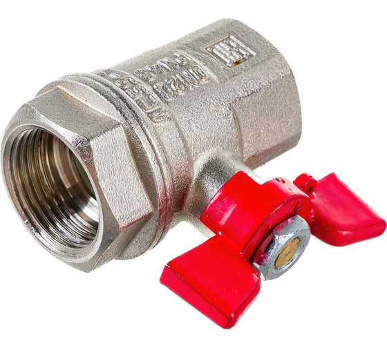 Шаровой кран VALFEX PREMIUM для воды, 3/4" ВР/ВР, бабочка VF.217.NB1.034.PREMIUM