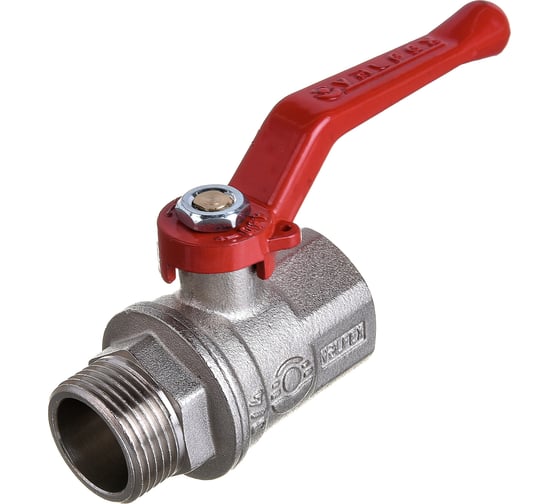 Шаровой кран VALFEX PREMIUM для воды, 3/4" ВР/НР, рычаг VF.215.NR1.034.PREMIUM