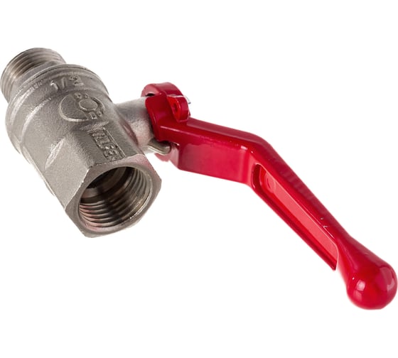 Шаровой кран VALFEX PREMIUM для воды, 1/2" ВР/НР, рычаг VF.215.NR1.012.PREMIUM